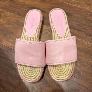 Tory Burch Pink Slide Sandals